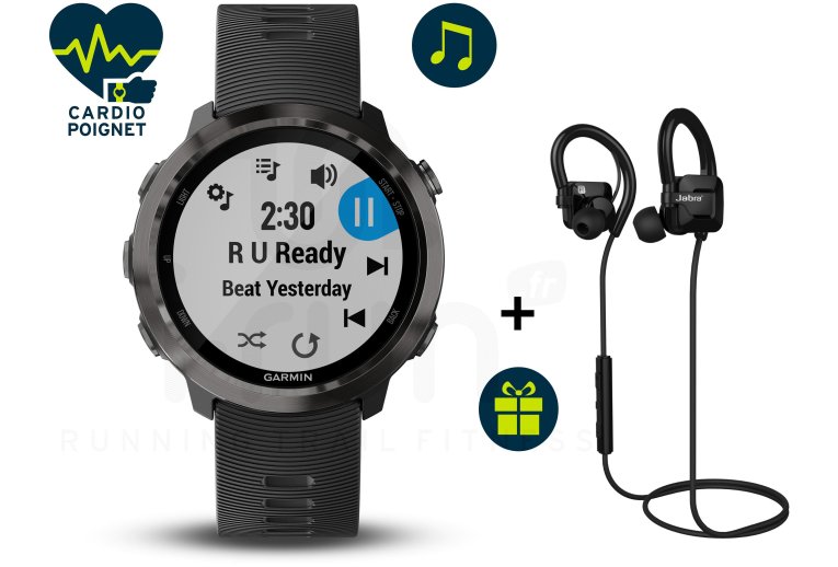 Garmin Pack Forerunner 645 Music + Auriculares Jabra Step Wireless