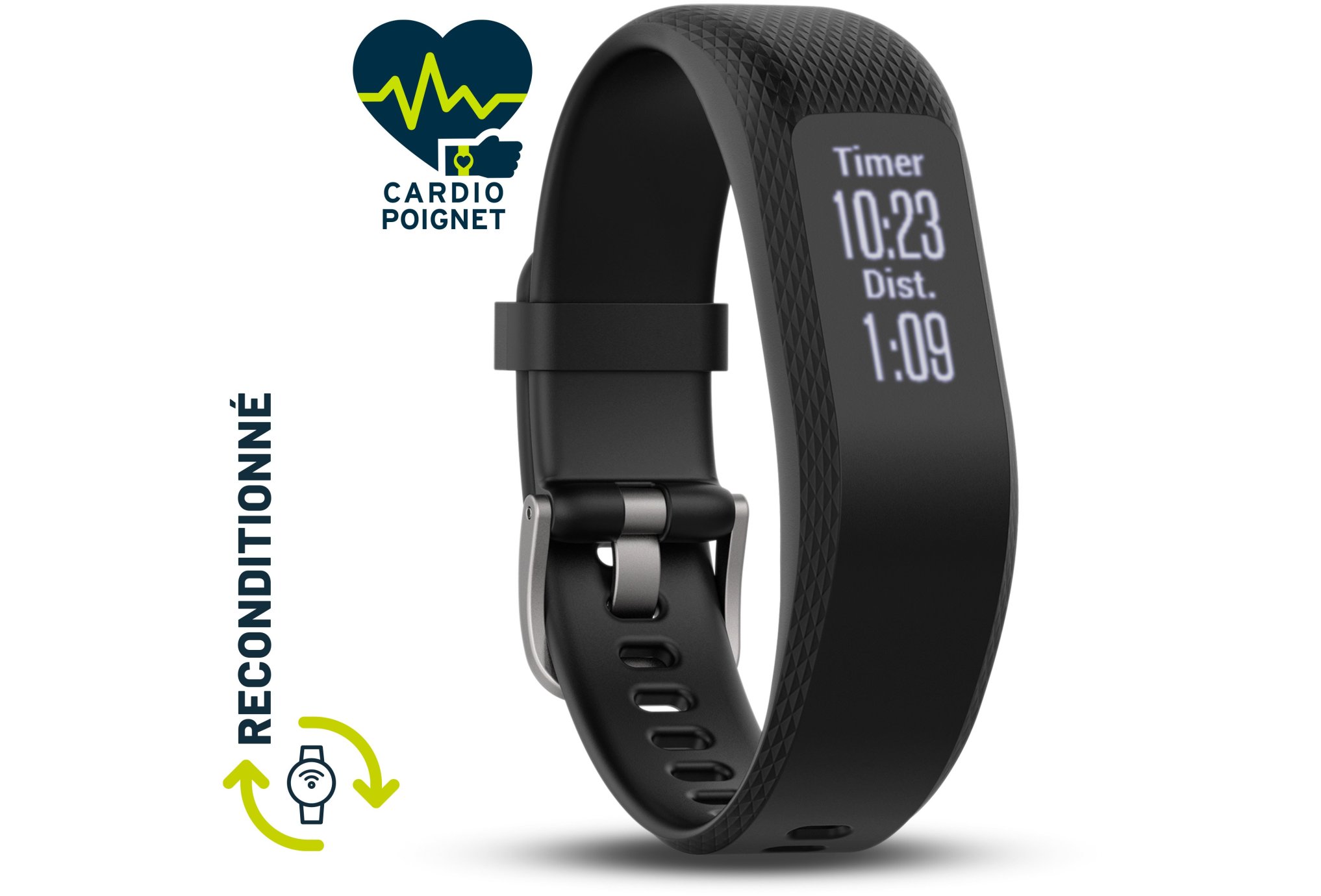 Garmin Vivosmart 3 - L - Reconditionné A+ Bracelets d'activité