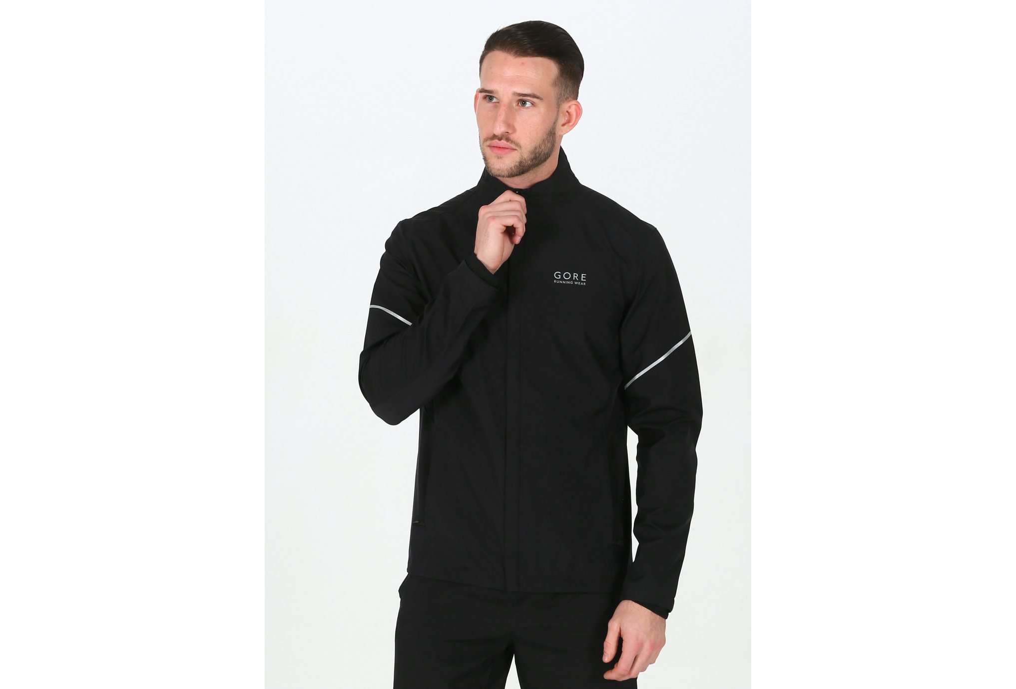 Gore Wear Essential Windstopper AS Partial M Diététique Vêtements homme