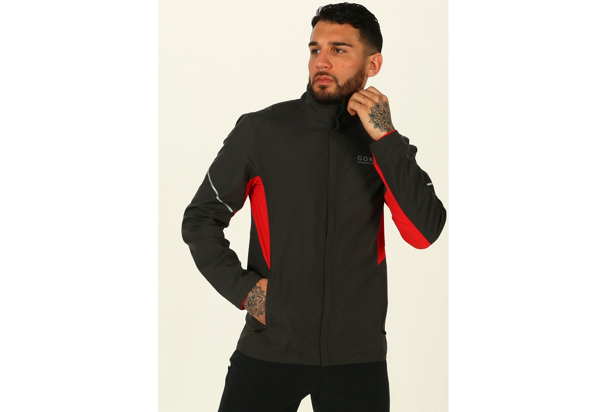 Gore Wear Essential Windstopper AS Partial M Diététique Vêtements homme