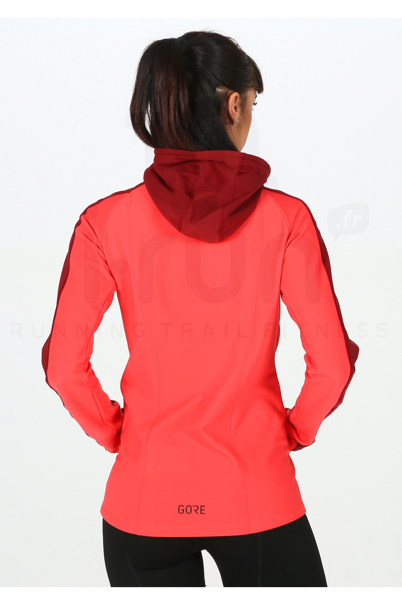 Veste De Course Femme Coupe Ajustée – Polyester – Manches Longues – Fermeture éclair – Légère Respirante