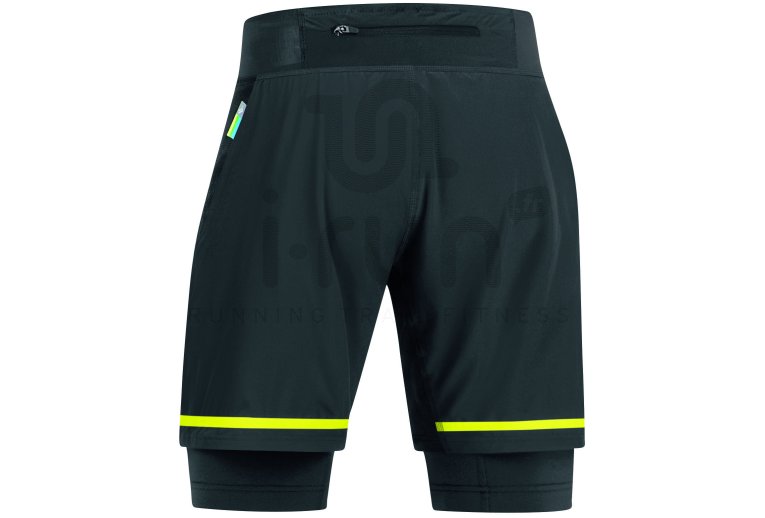 Gorewear Pantaln corto 2 en 1 X-Run Ultra