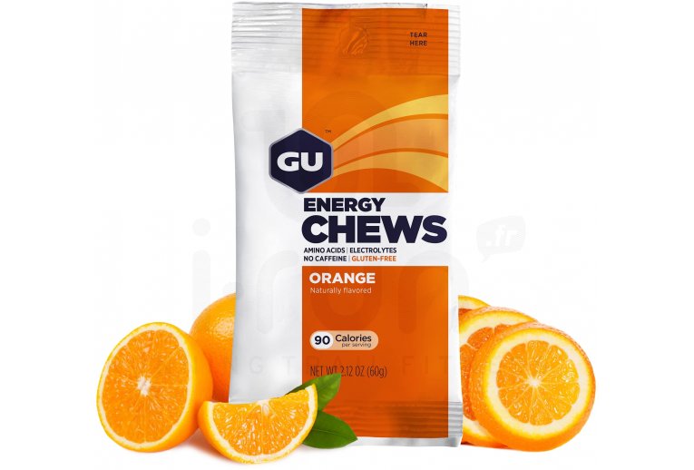 GU chicles Chews naranja
