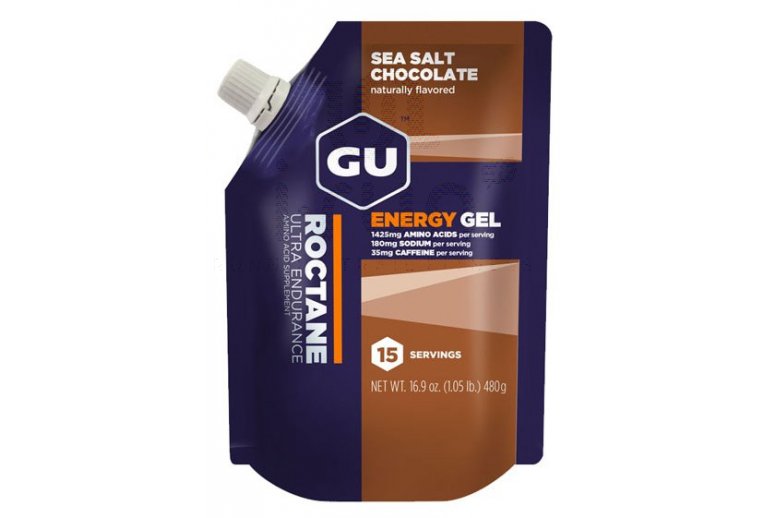 GU Recarga 15 dosis Gel Roctane - Chocolate/Flor de sal