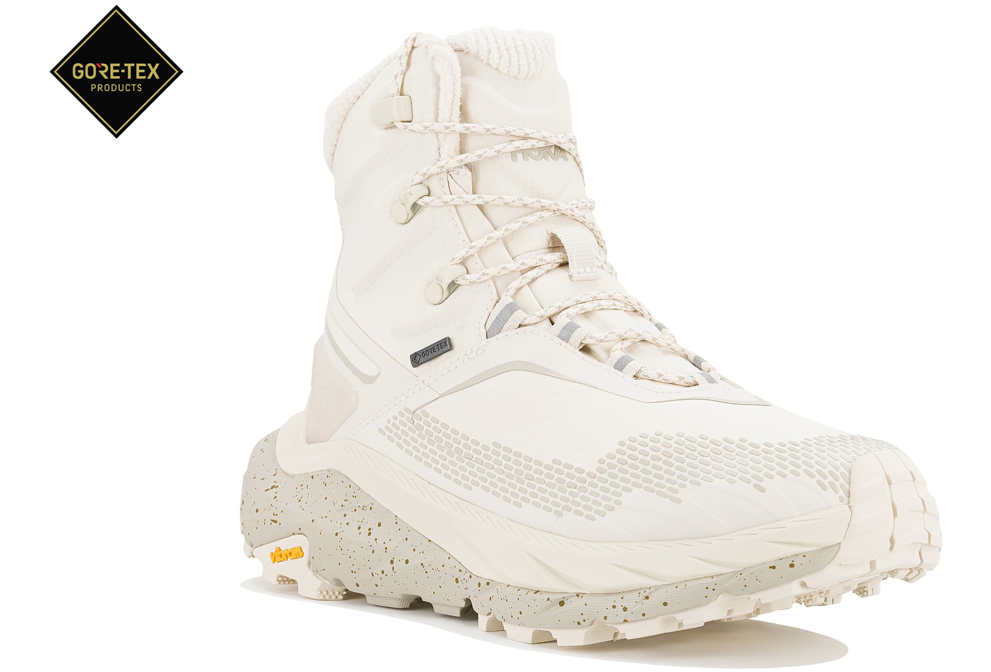 hoka tennine hike gtx white