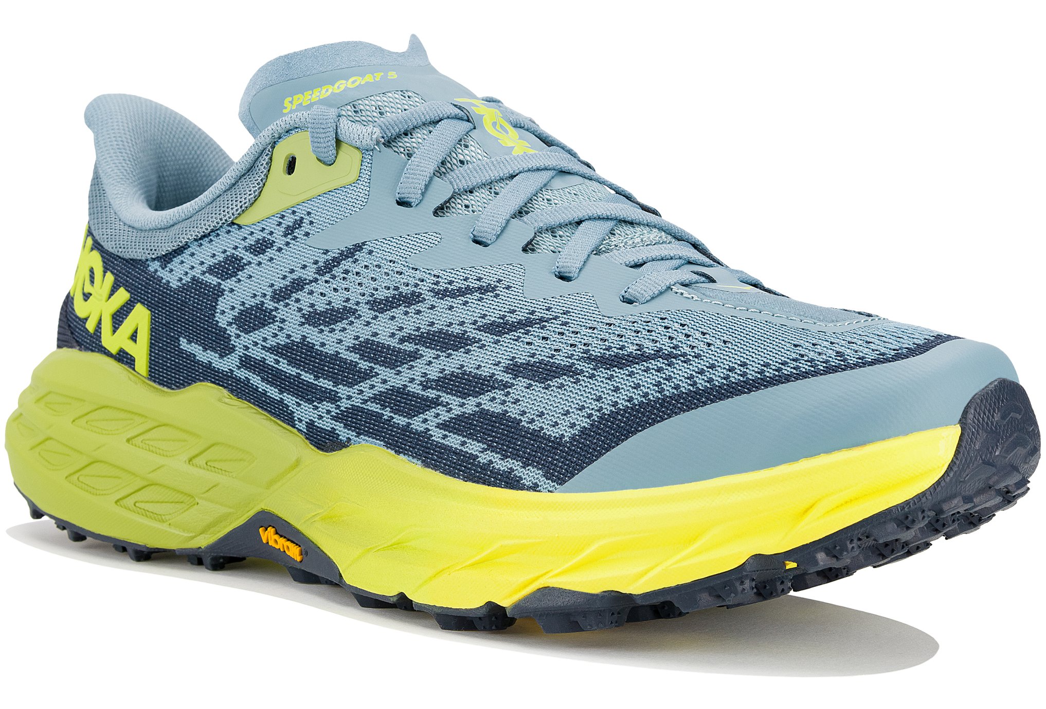 Hoka One One Speedgoat 5 Wide Bleu