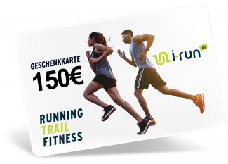 i-run.de Geschenkkarte 150 Euro