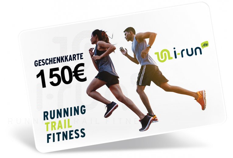 i-run.de Geschenkkarte 150 Euro
