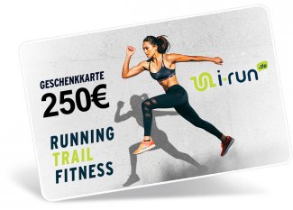 i-run.de Geschenkkarte 250 Euro für Damen