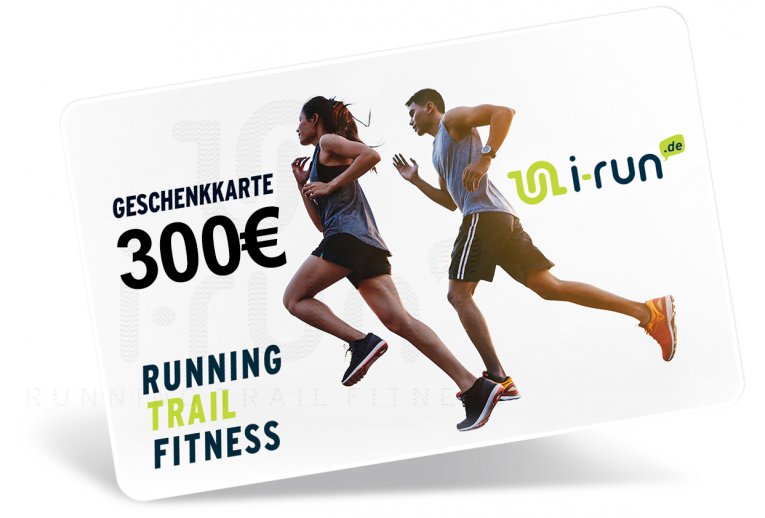 i-run.de Geschenkkarte 300 Euro