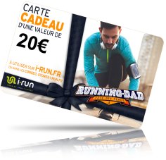 i-run.fr Carte Cadeau 20 Fête des Pères