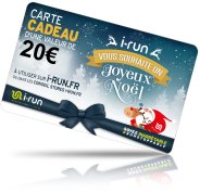 i-run.fr Carte Cadeau 20 Spéciale Noël