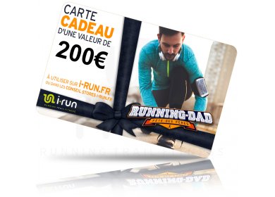 i-run.fr Carte Cadeau 200 Fte des Pres 