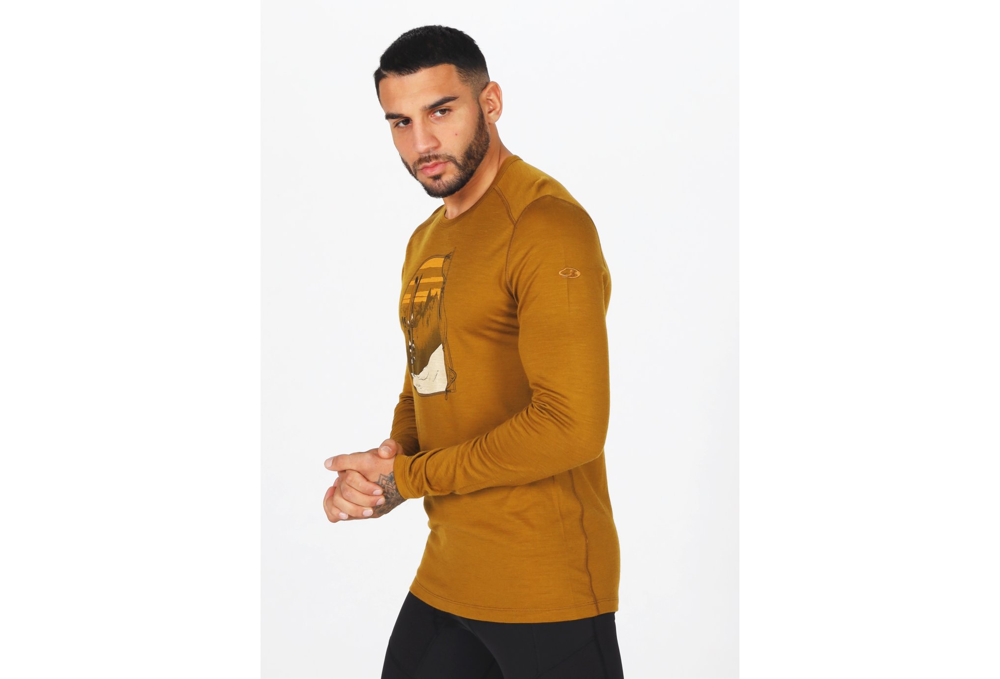 Icebreaker 200 Oasis Mt. Blanc Rise M vêtement running homme