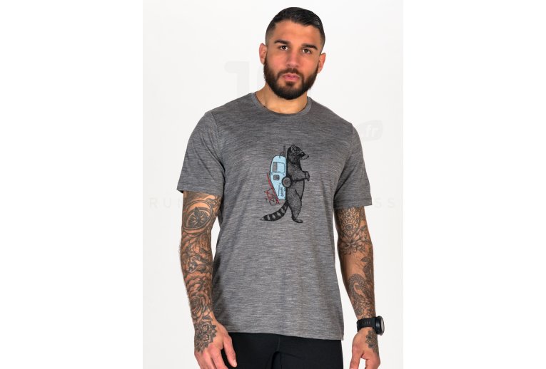 Icebreaker camiseta manga corta Tech Lite II Waschbar Wandering