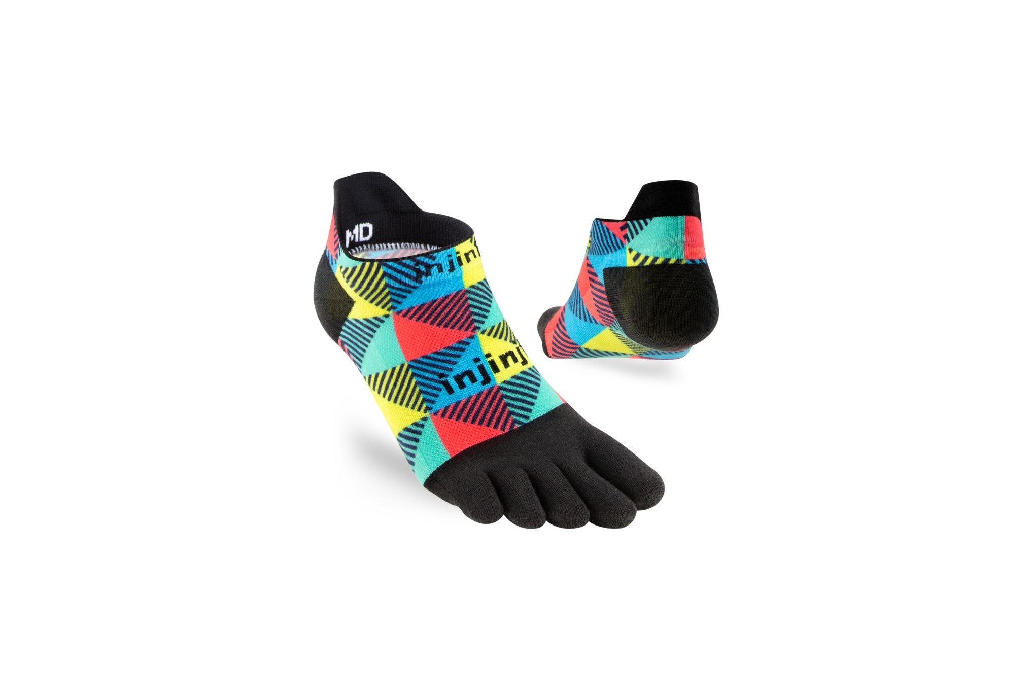 Injinji Run Lightweight No-Show Coolmax Chaussettes