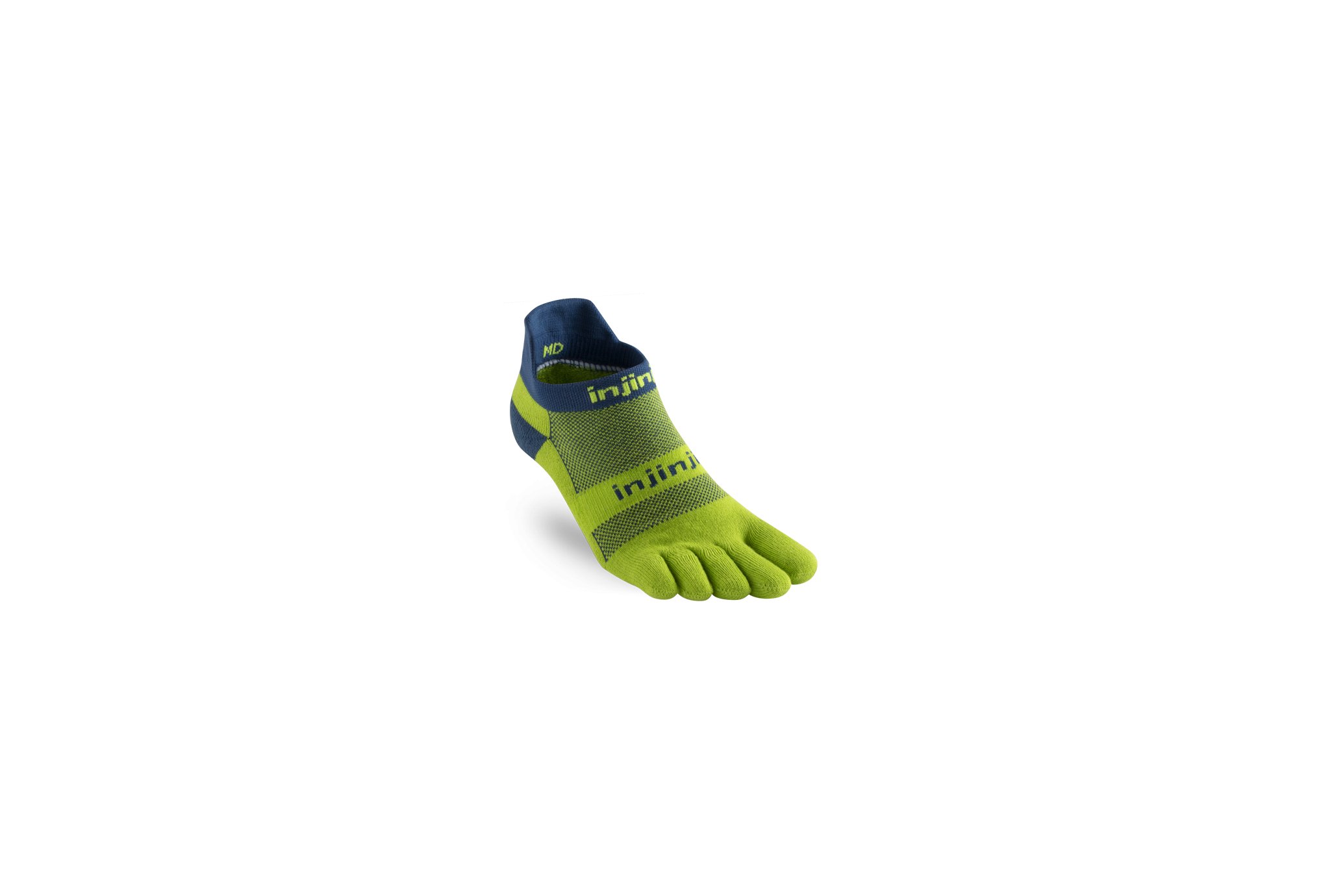 Injinji Run Midweight No-Show Coolmax Chaussettes