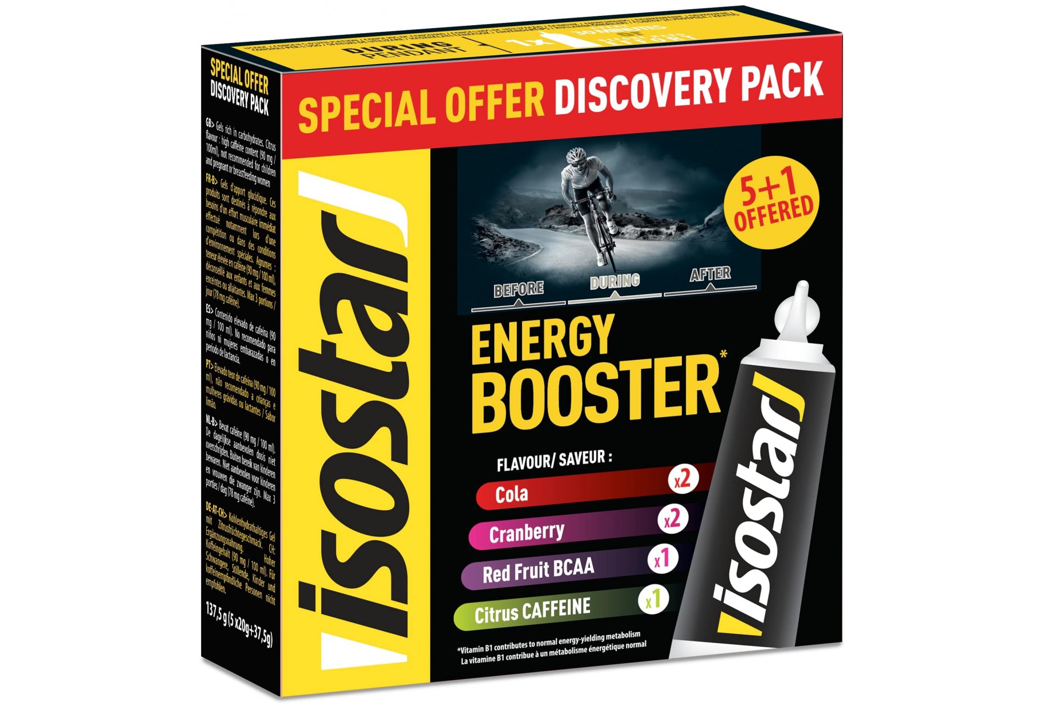 Isostar Energy Booster Discovery Pack Diététique Gels