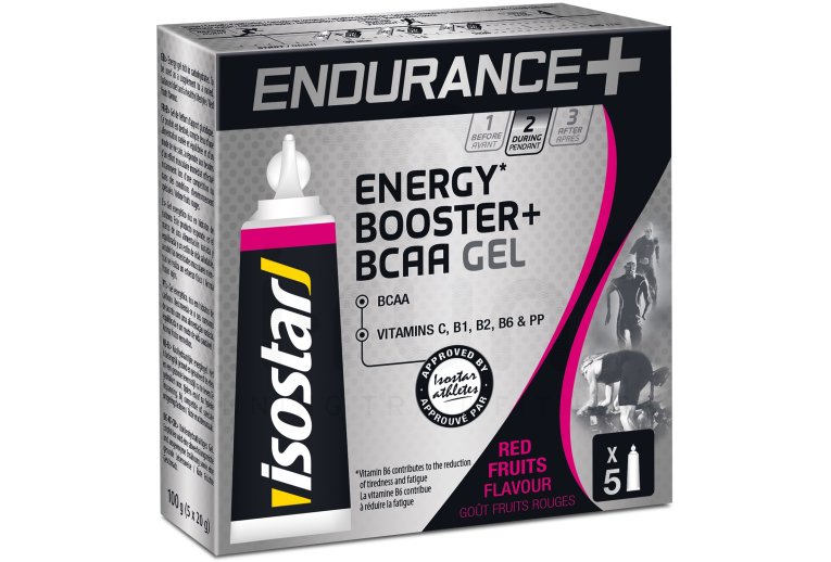 Isostar Gel Endurance + Energy Booster + B.C.A.A - Fruits Rouges