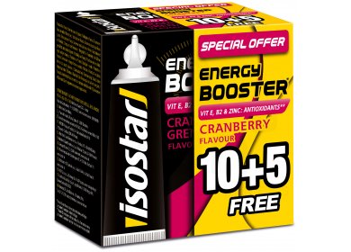 Isostar Gel Energy Booster 10+5 - Cranberry 