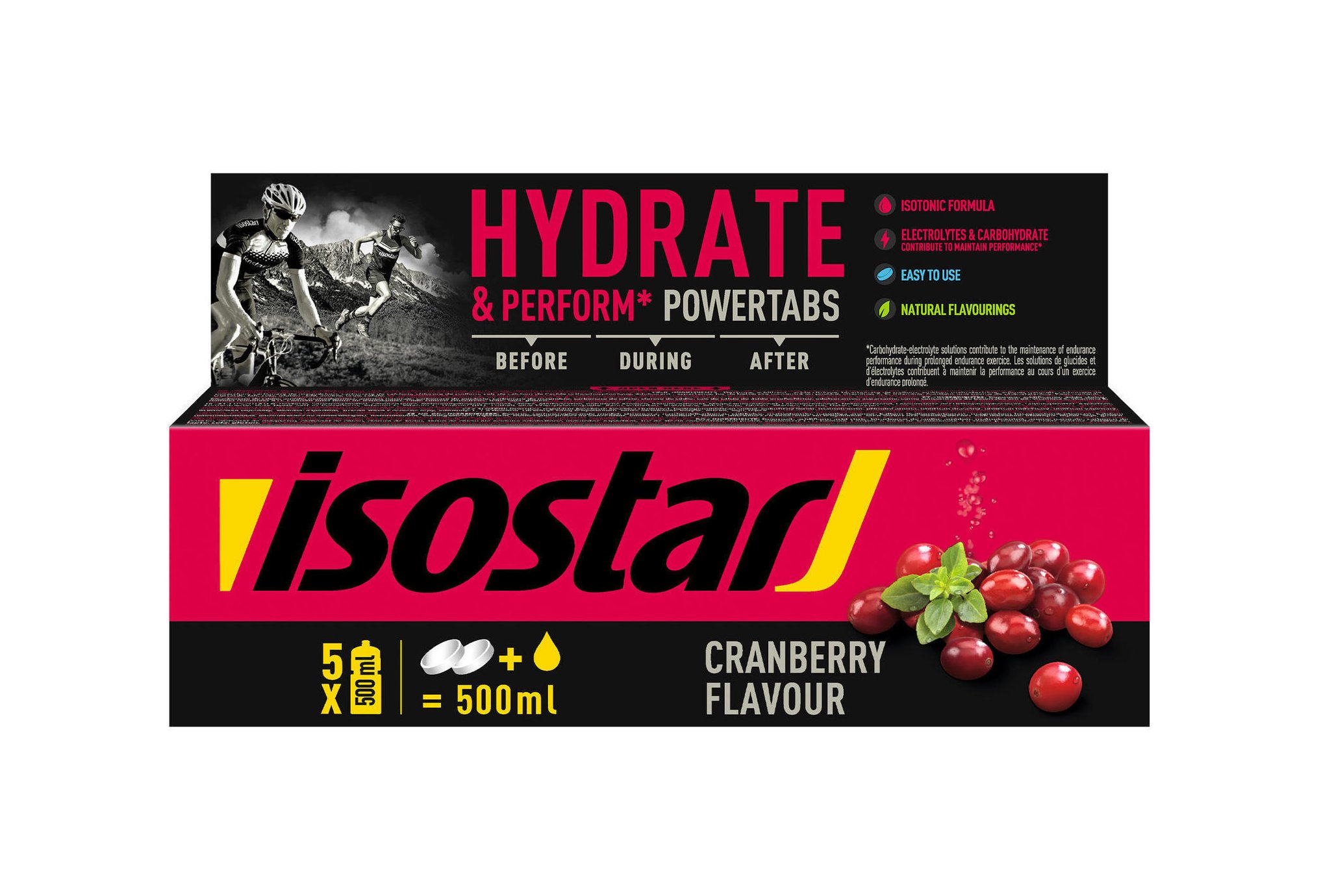 Isostar Powertabs Antioxydant - Cranberry Diététique Boissons