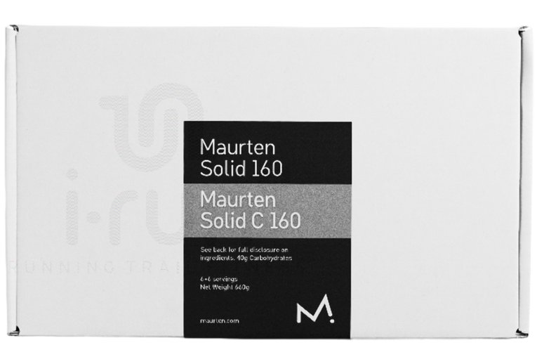 Maurten Mix Box Solid 160 et 160 Cacao - 12 barres