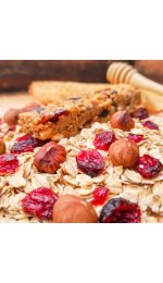 MelTonic Barre céréales Bio - Cranberries et noisettes grillées