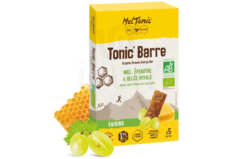 MelTonic Etui Tonic'Barre BIO - Raisin Miel