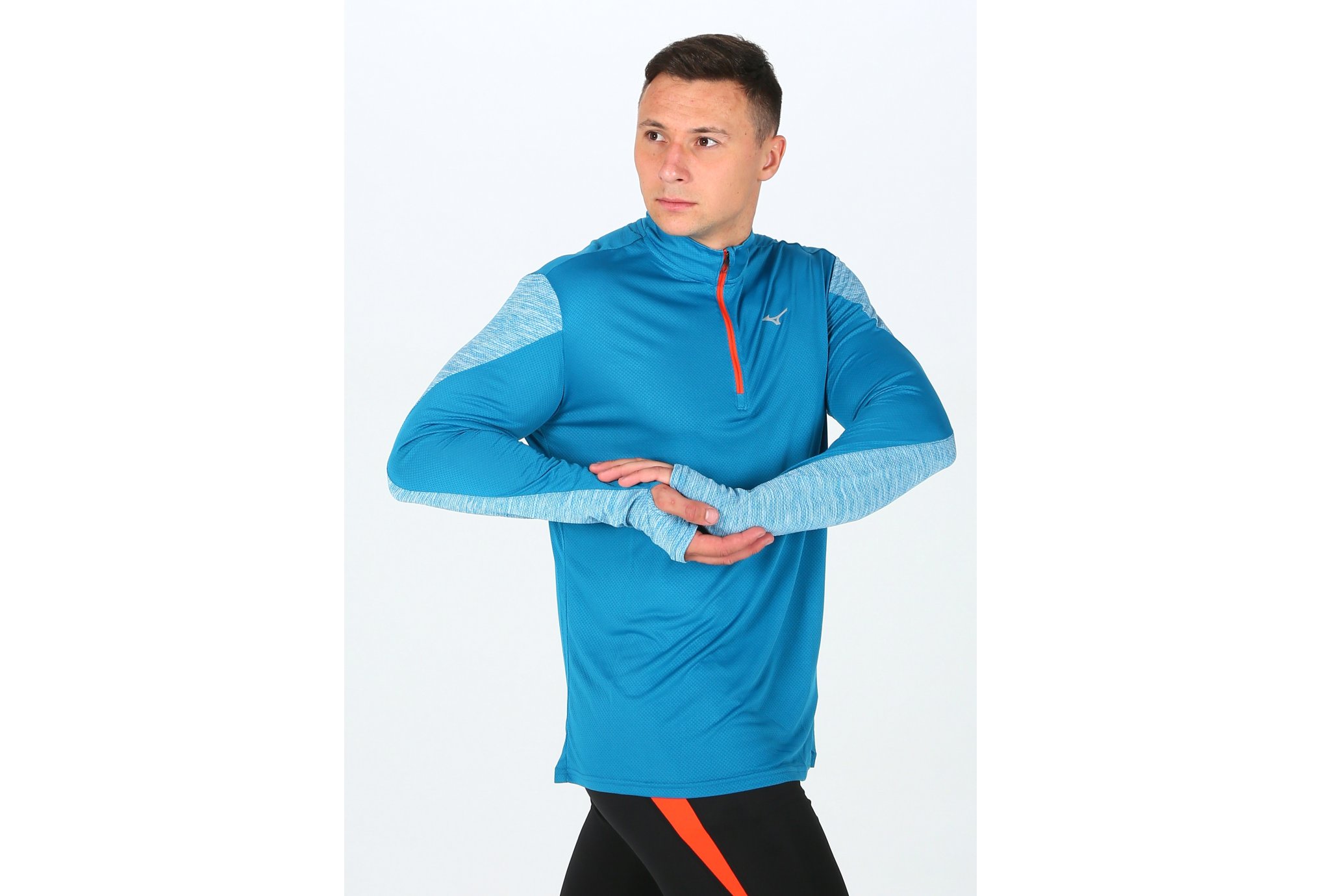 Mizuno Alpha LS HZ M Diététique Vêtements homme