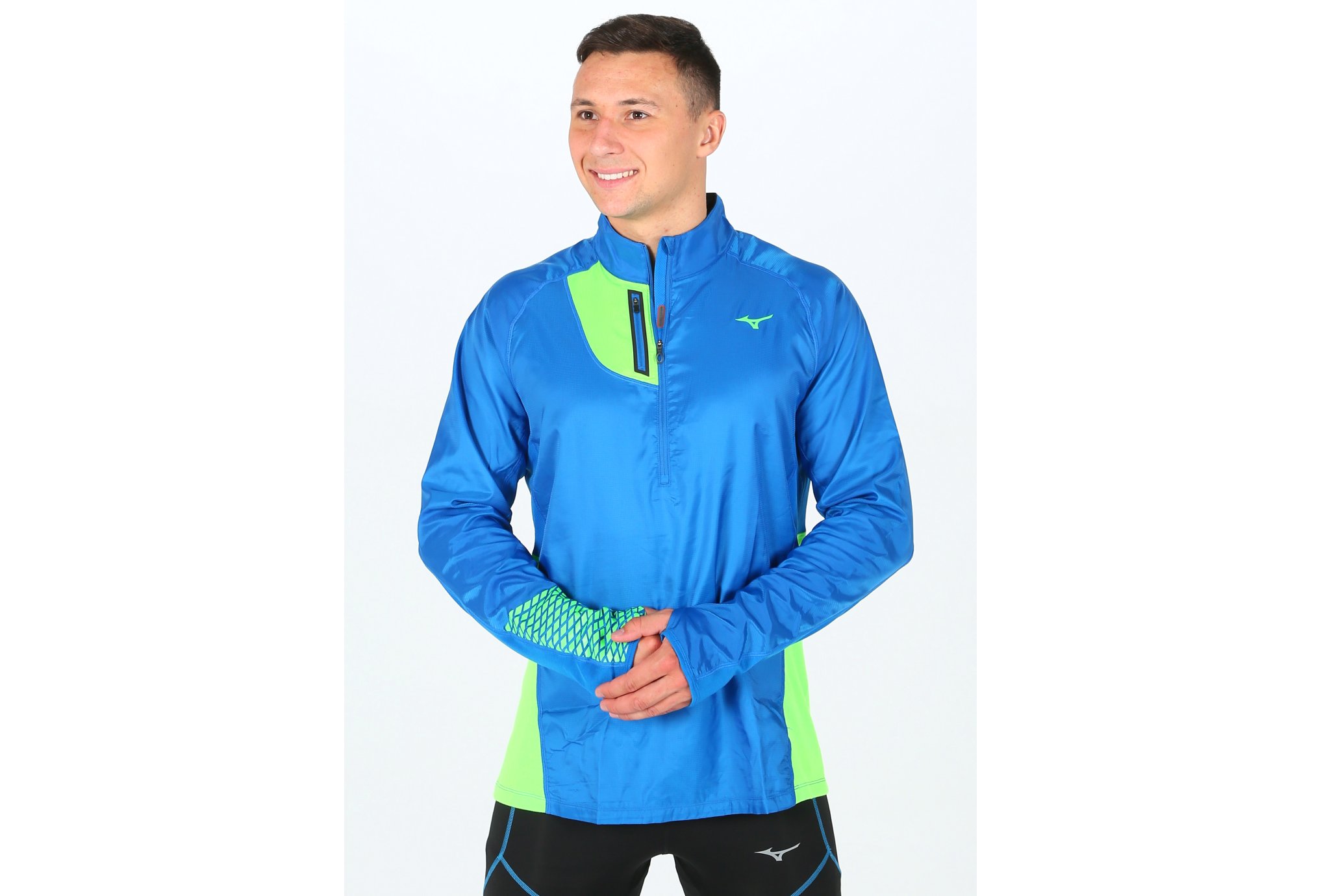 Mizuno Breath Thermo Premium Windtop M Diététique Vêtements homme