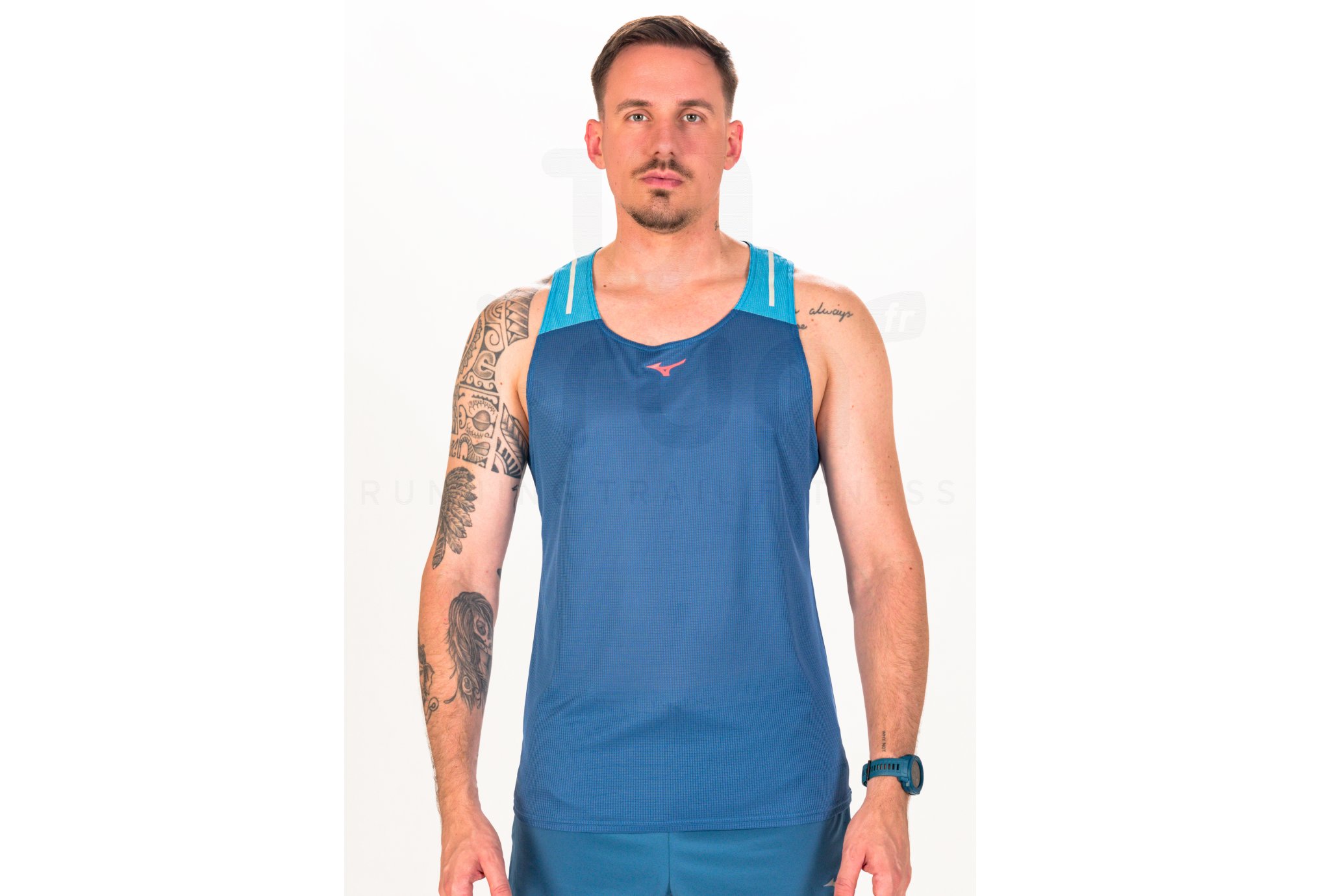 Mizuno DryAeroFlow Bleu