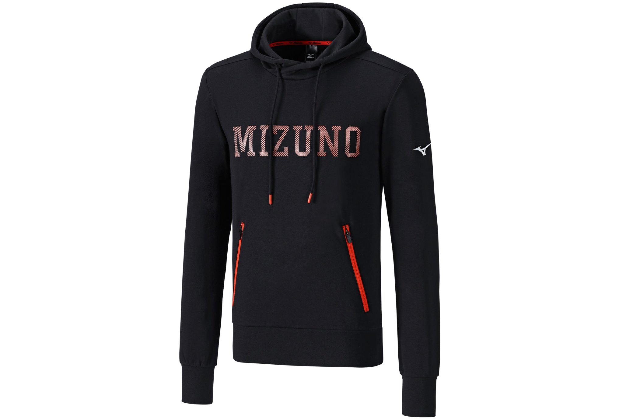 Mizuno Heritage Hoody M homme Noir pas cher
