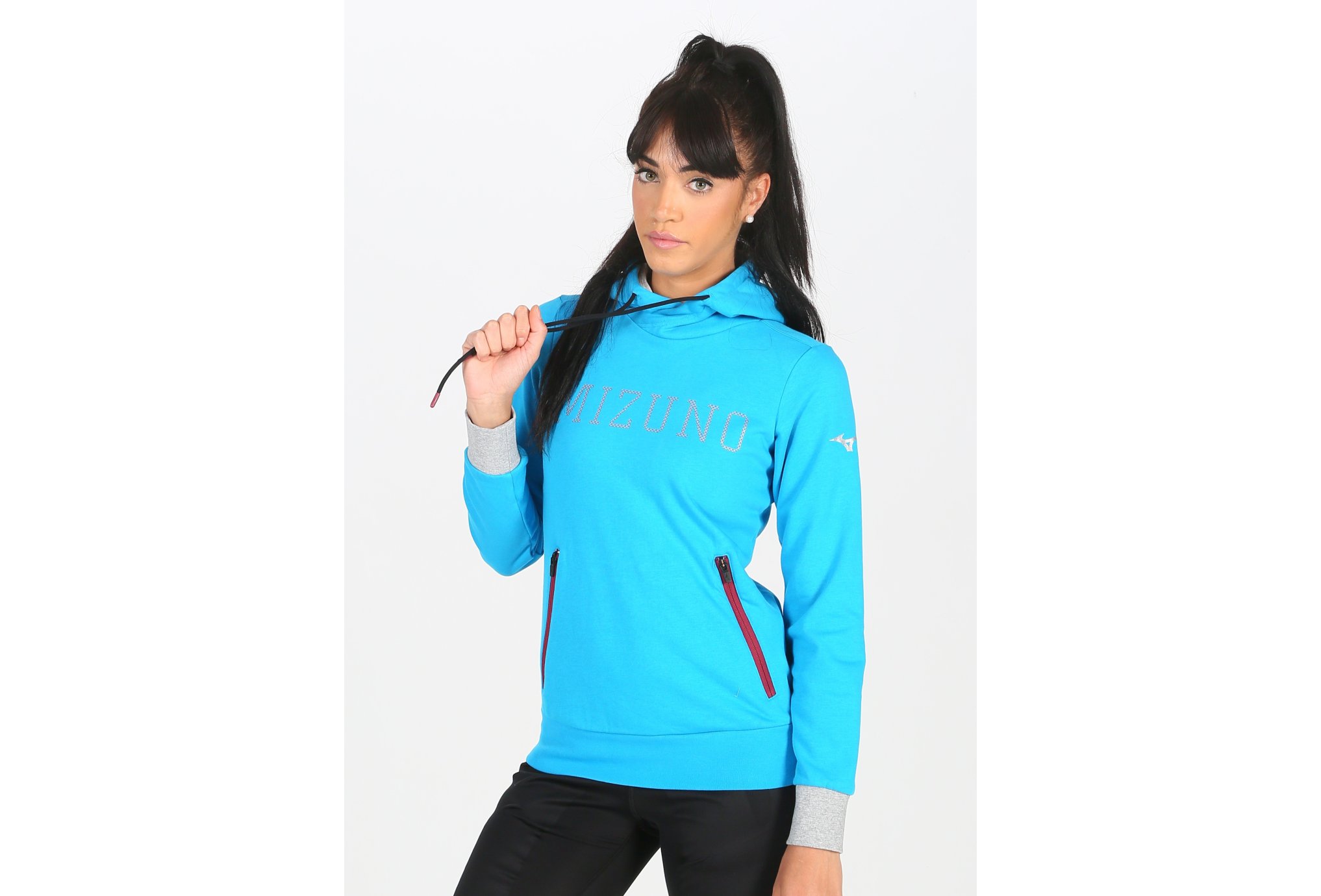 Mizuno Heritage Hoody W Diététique Vêtements femme