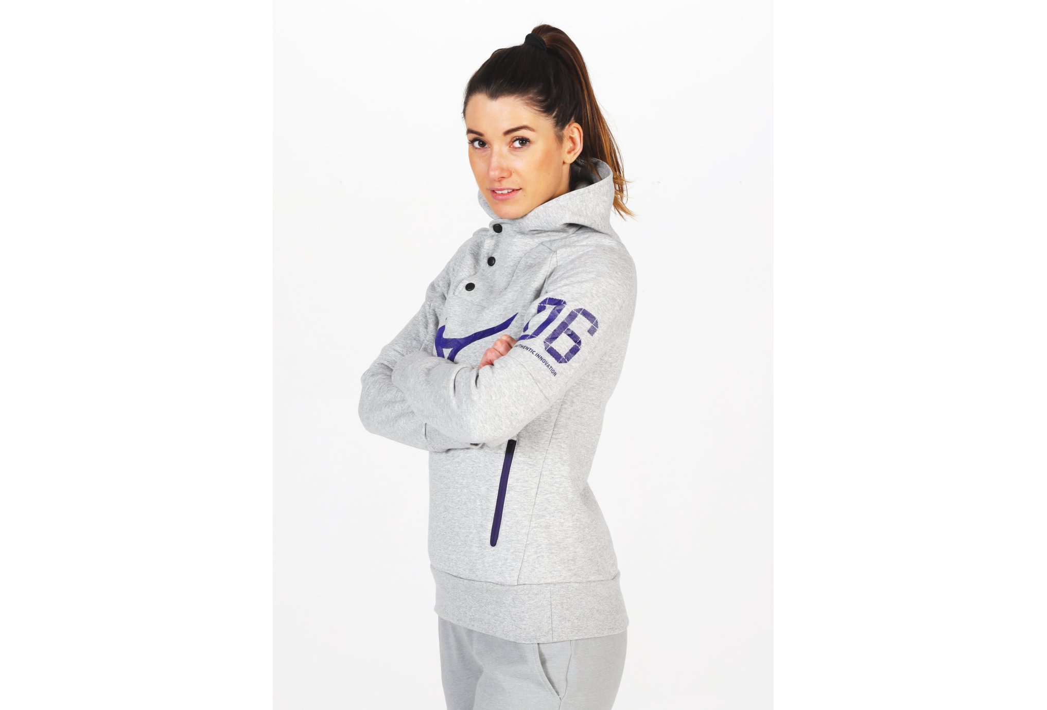 Mizuno Heritage Hoody W vêtement running femme