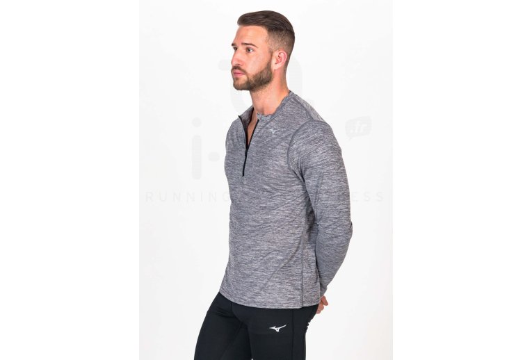 Mizuno camiseta manga larga Impulse Core 1/2 Zip