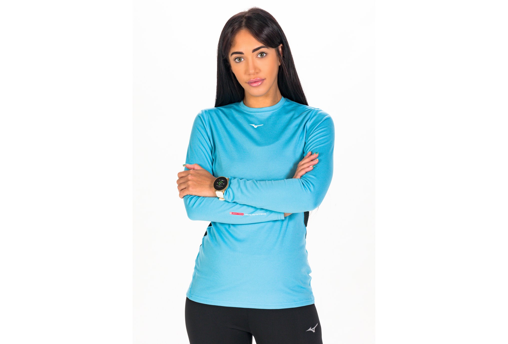 Mizuno Mid Weight Crew W vêtement running femme