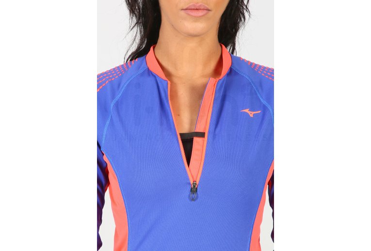 Mizuno Camiseta manga larga Mujin con cremallera