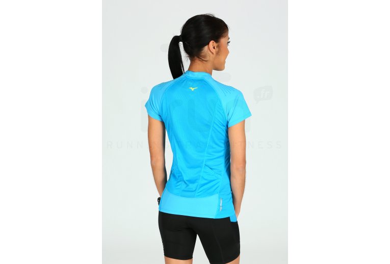 Mizuno Camiseta manga corta Kazan media cremallera