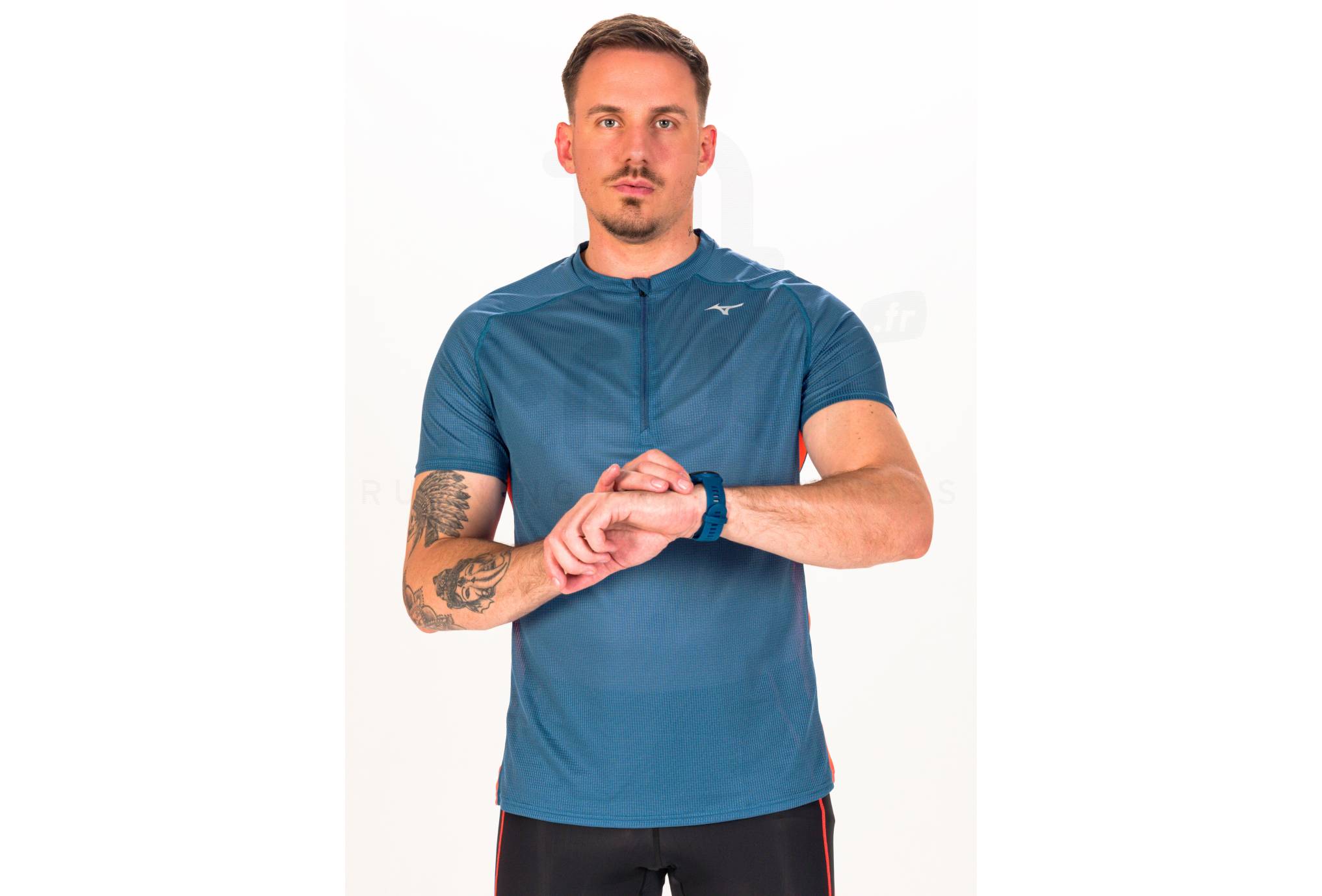 Mizuno Trail DryAeroFlow Bleu