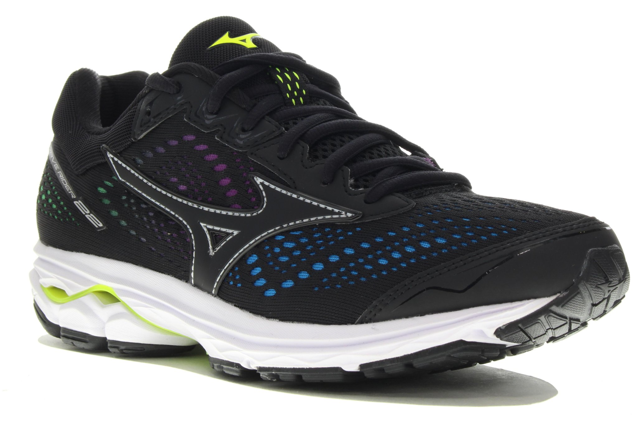 mizuno wave rider 22 womens black