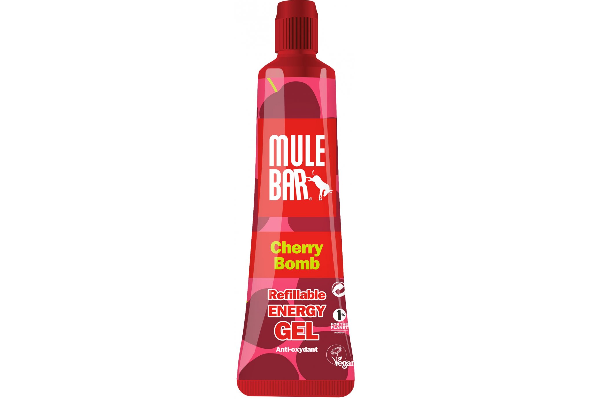 Mulebar Gel energy cherry bomb - cerise diététique gels