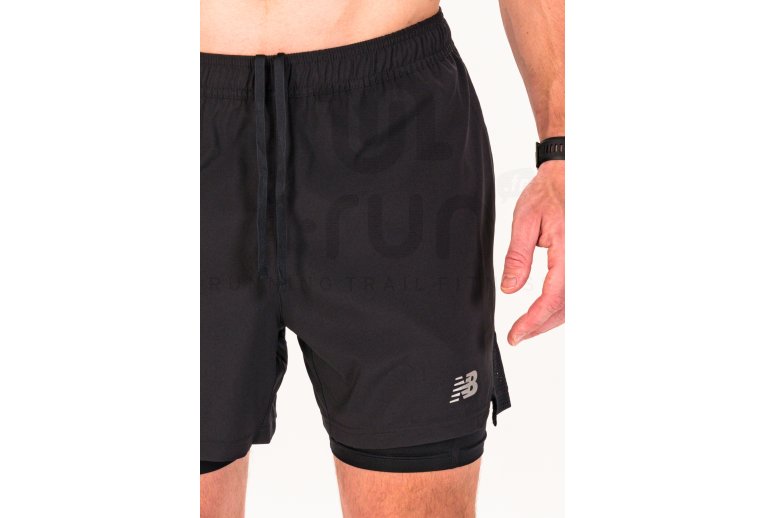 New Balance pantal�n corto Accelerate Pacer 2 en 1