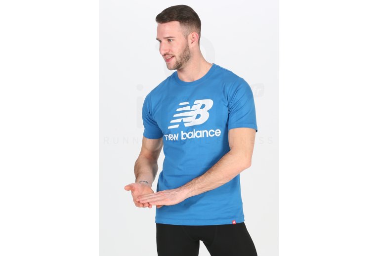 New Balance camiseta manga corta Essentials Stacked
