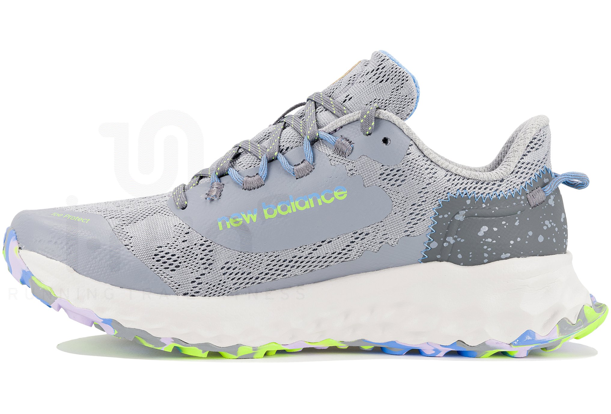 New Balance Mens Fresh Foam Garoé V1 Trail Running Shoe Deep Sea/Cyber Jade/Ginger Lemon 8 main image 1
