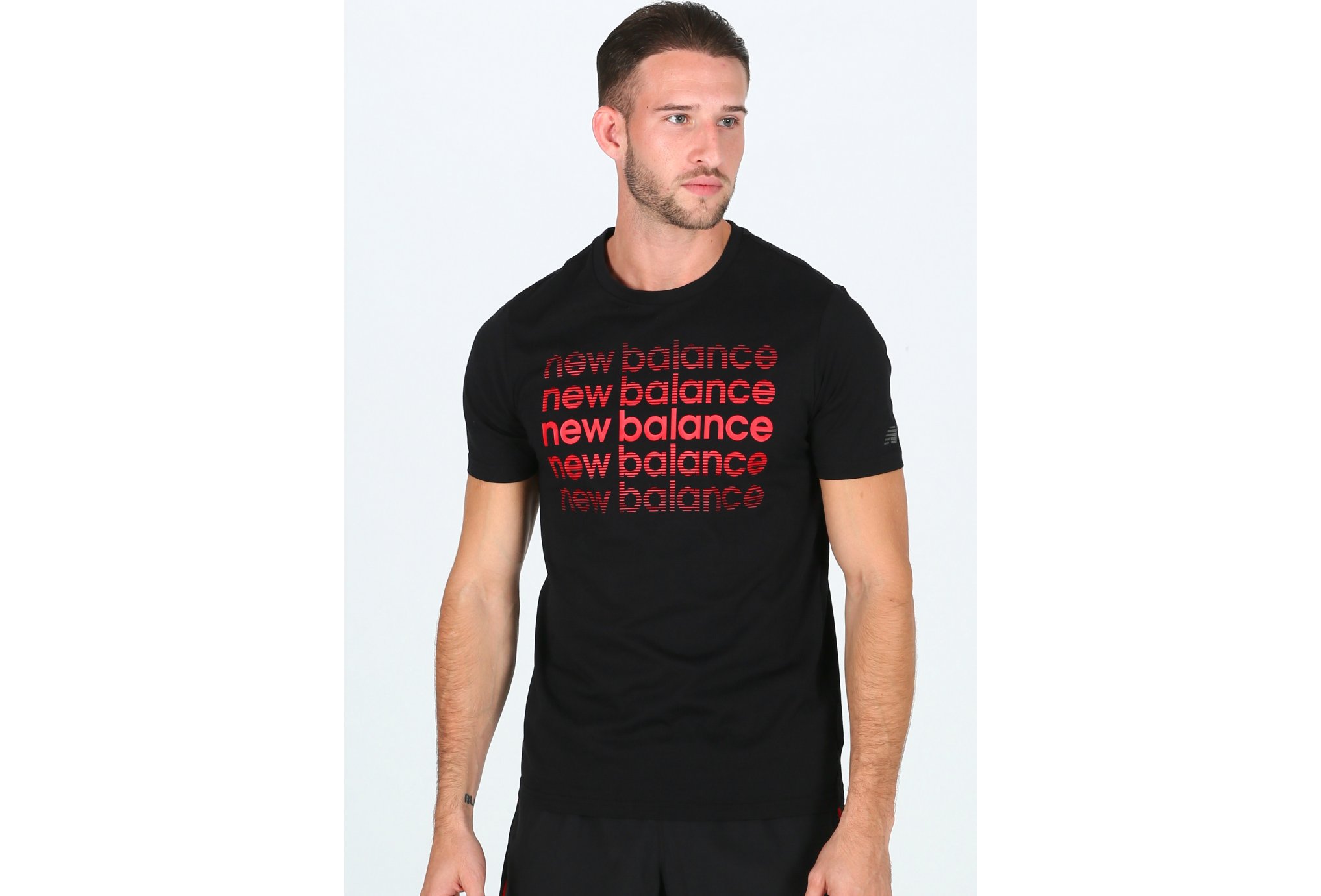 New Balance Graphic Heather Tech M vêtement running homme