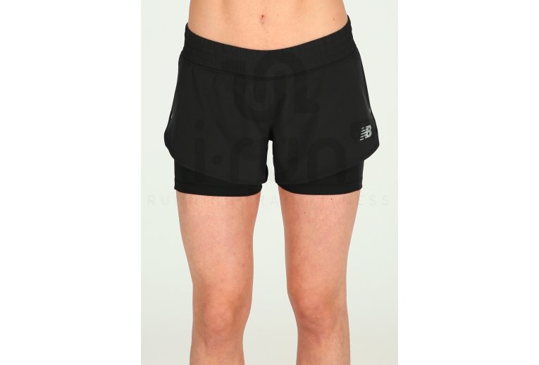 New Balance Pantal�n corto Impact 2 en 1