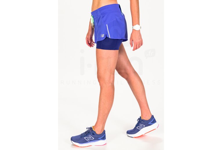 New Balance pantal�n corto Impact 2 en 1