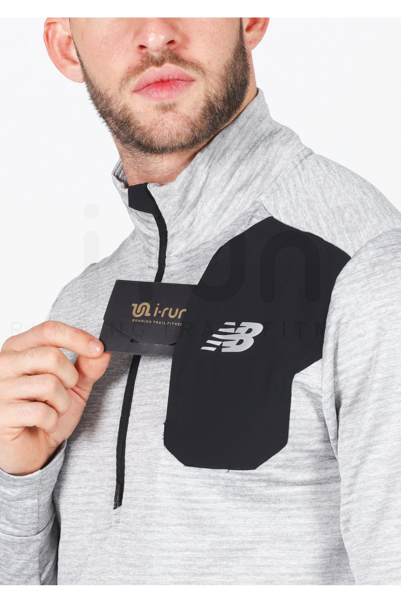 New Balance Impact Run Grid Back M homme Gris/argent pas cher