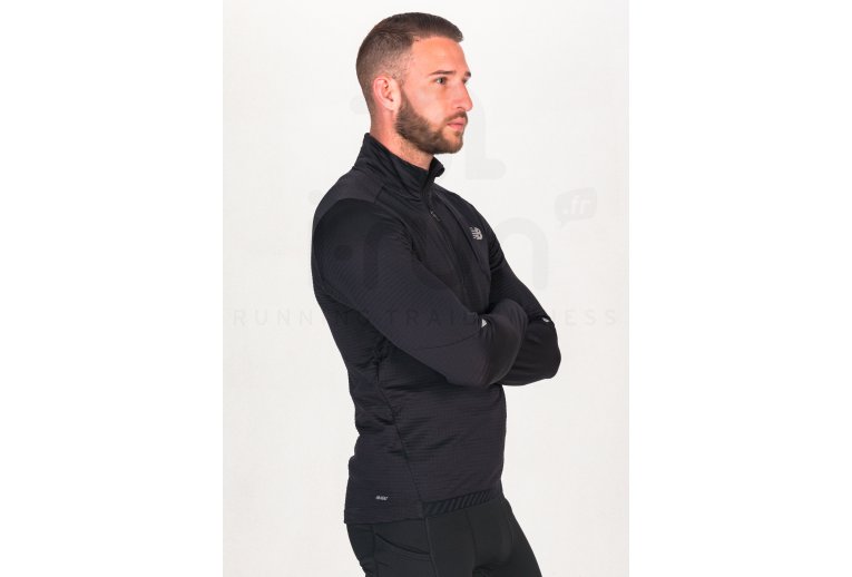 New Balance camiseta manga larga Impact Run Grid