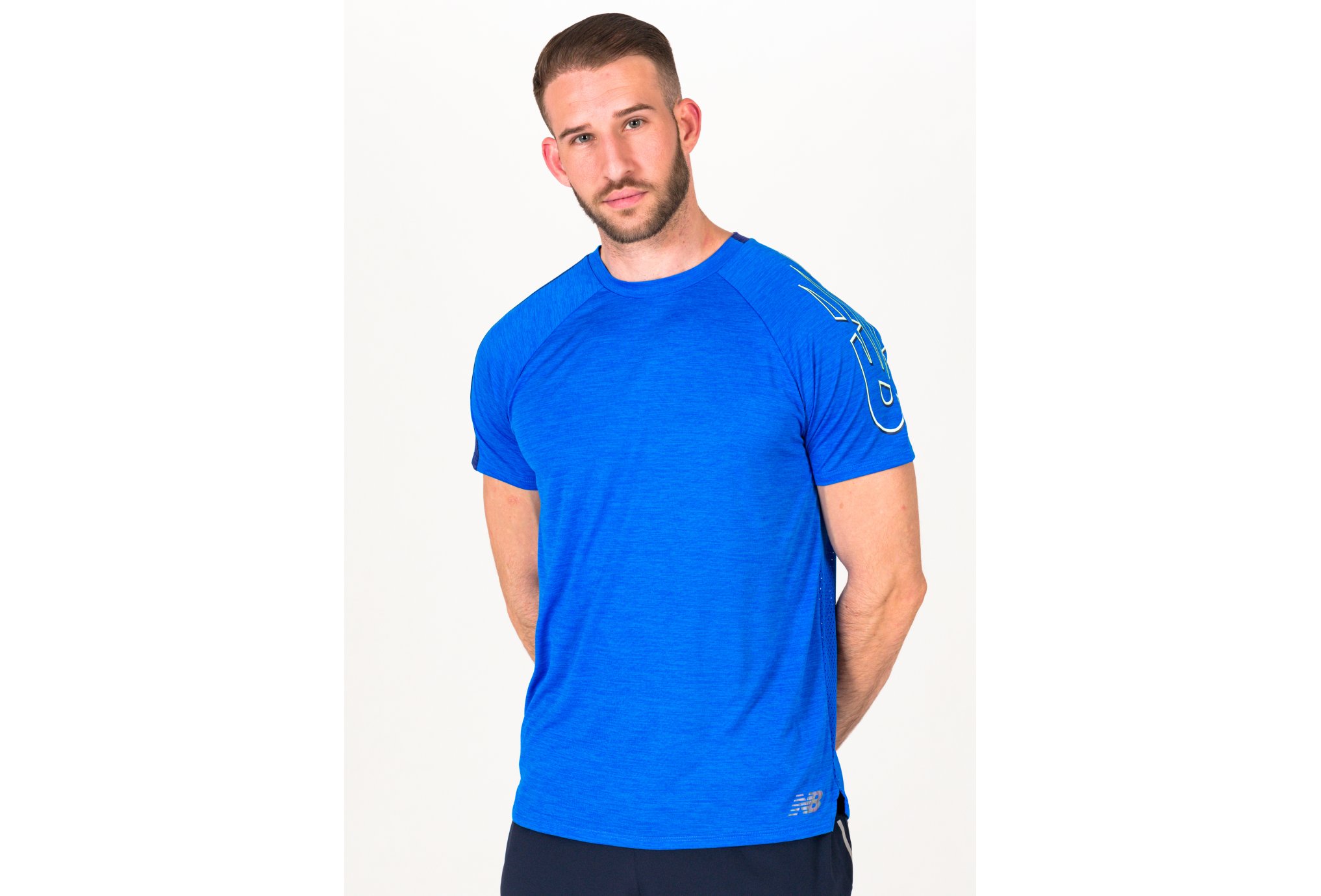 New Balance Printed Fast Flight M vêtement running homme